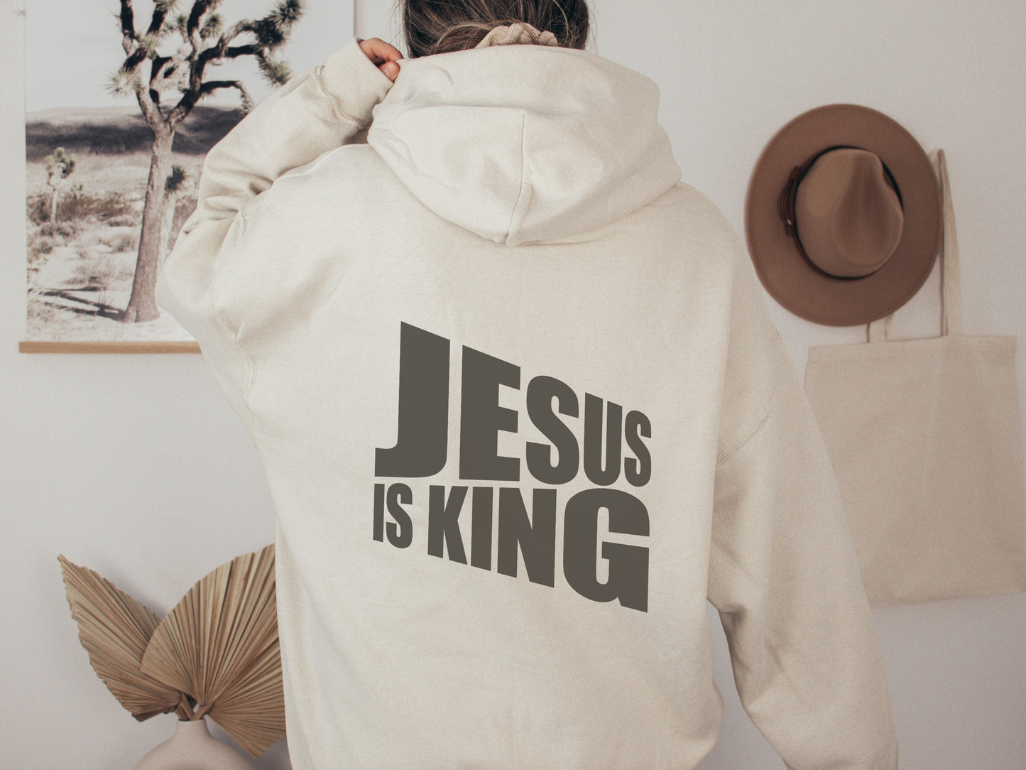 Jesus Is King Hoodie - Christian Apparel Hooded Sweatshirt