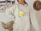 He Restores My Soul - Women's Floral Christian Hoodie With Bible Verse Psalm 23:3