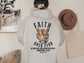 Faith Over Fear Hoodie - Whom Shall I Fear Psalm 27 - Christian Hooded Sweatshirt