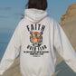 Faith Over Fear Hoodie - Whom Shall I Fear Psalm 27 - Christian Hooded Sweatshirt