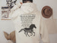 Horse Hoodie - Christian Hoodie | Direct Your Paths - Proverbs 3:5