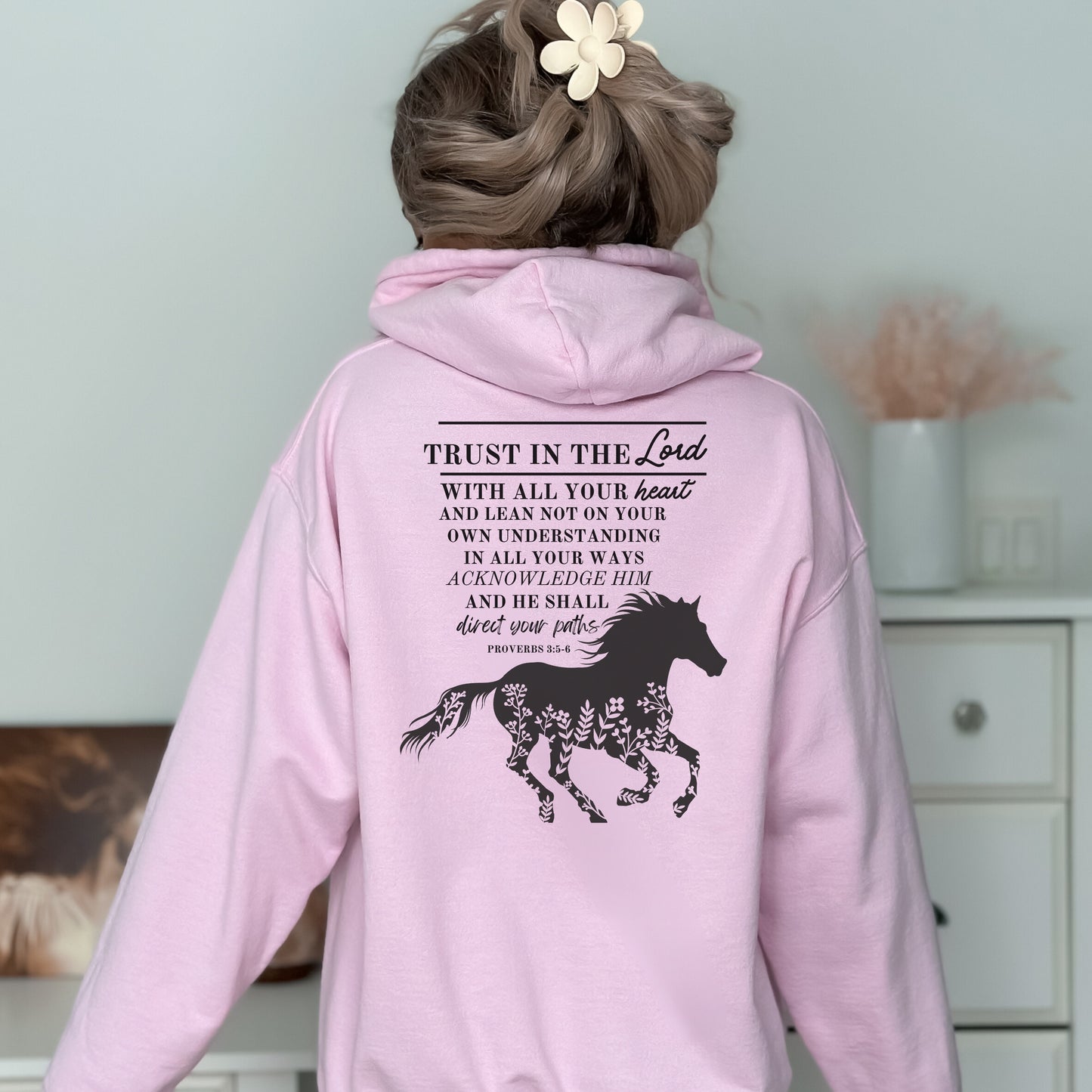 Horse Hoodie - Christian Hoodie | Direct Your Paths - Proverbs 3:5