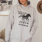 Horse Hoodie - This Girl Runs On Jesus & Horses | Girl's/Women's Horse Sweatshirt