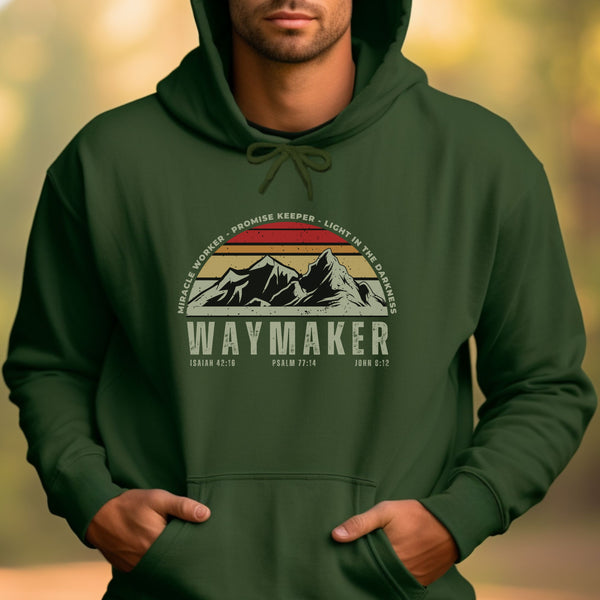 WAYMAKER, Miracle Worker Hooded Sweatshirt | Way Maker Hoodie Hover
