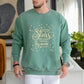 Psalm 147 - He Counts The Stars Christian Sweatshirt | Comfort Colors Sweatshirt