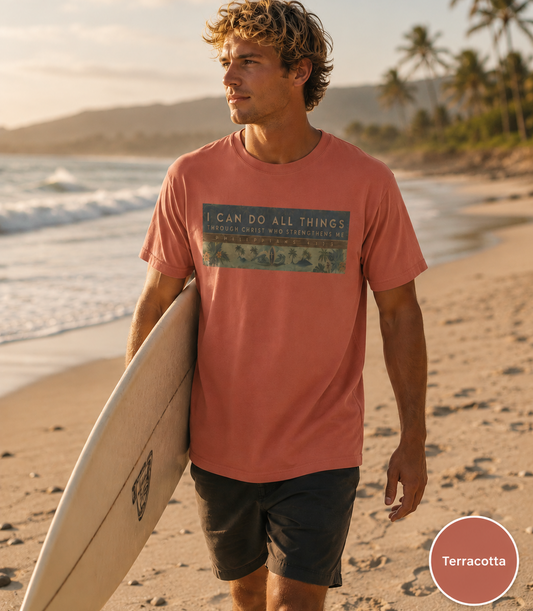 I Can Do All Things Surf Tee - Philippians 4:13