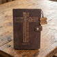 I Can Do All Things Through Christ - Philippians 4:13 Bible Verse | Genuine Leather Journal, Prayer Diary | 320 Pages, Refillable insert