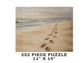 Footprints In The Sand Puzzle | Footprints Poem Puzzle, Beach Puzzle, Bible Verse Puzzle, Inspirational Jigsaw Puzzle (120, 252, 500-Piece)