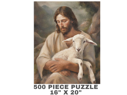 Jesus Christ Puzzle - Jesus The Good Shepherd | Jesus Christ Puzzle, Jigsaw Puzzle (120, 252, 500-Piece)