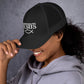 Hooked on Jesus Hat | Embroidered Trucker Style Cap, Fishing hat - Christian Cap with Embroidery