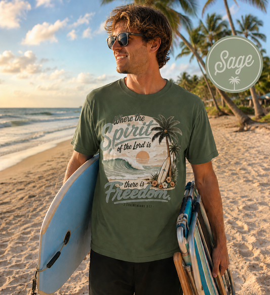 Where The Spirit of The Lord Is There Is Freedom Tee