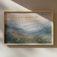 Smoky Mountains Painting Print | Appalachian Mountains Watercolor - Unframed Print
