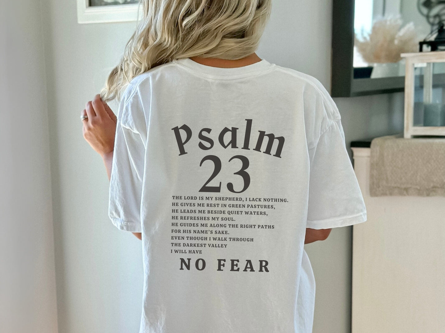 PSALM 23 - The Lord Is My Shepherd Shirt | Scripture T-Shirt - Bible Verse Shirt