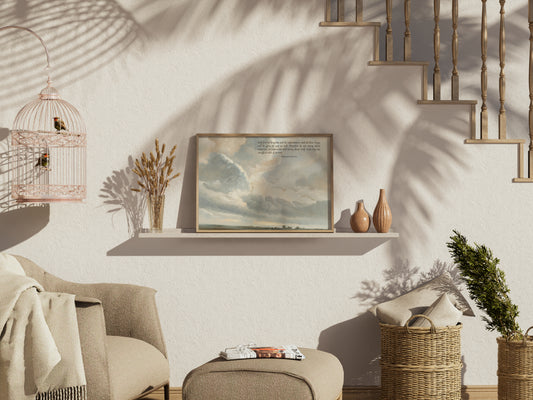 Seek First the Kingdom of God - Matthew 6:33 | Bible Verse Wall Art - Unframed Art