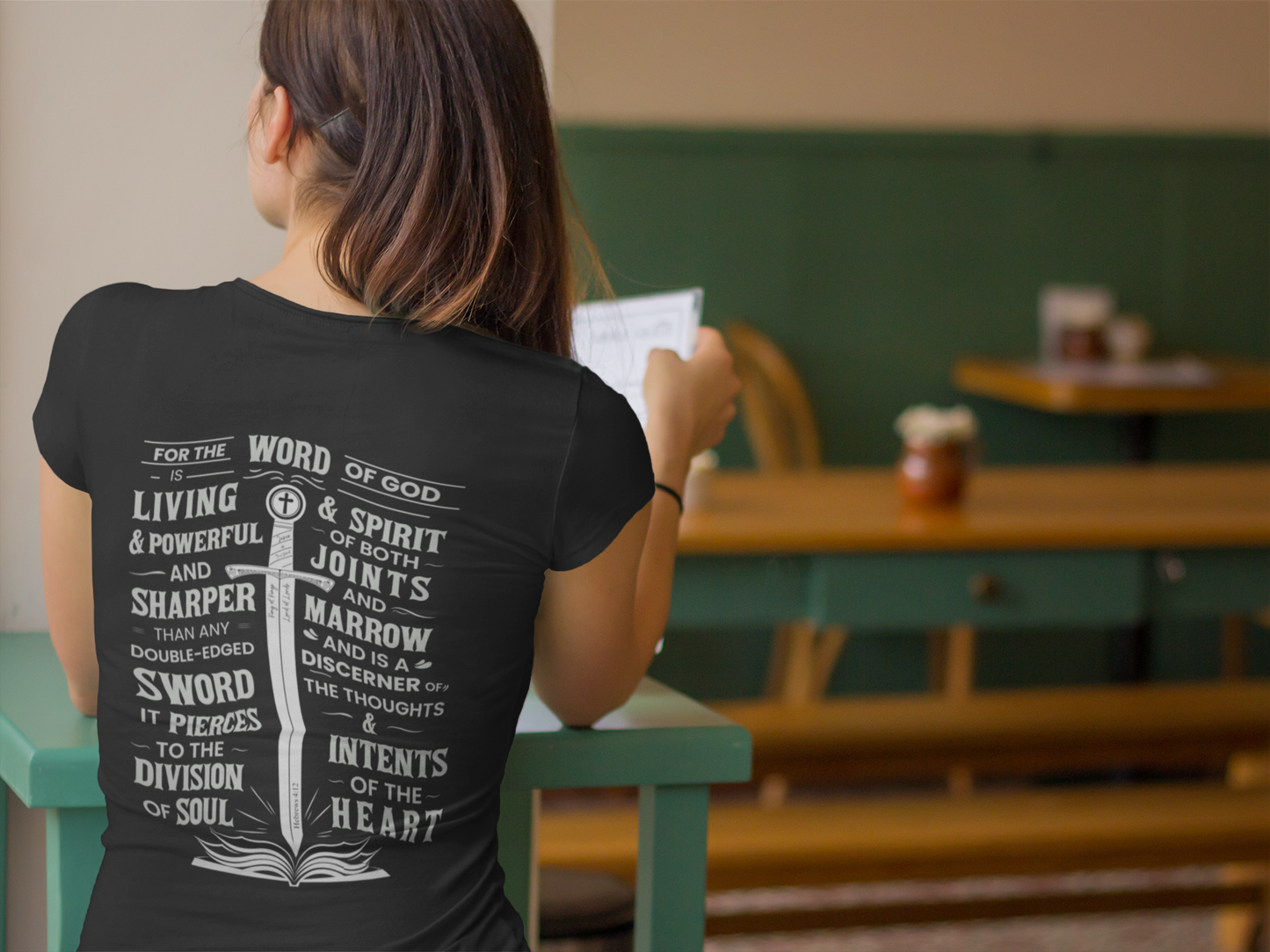 The Word of God is Living Shirt - Hebrews 4:12 | Christian T-Shirt, Bible Verse Tee