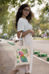 Colorful Parrot Tote Bag - Made of 100% Cotton - Durable Canvas Tote Bag for Beach, Shopping, School