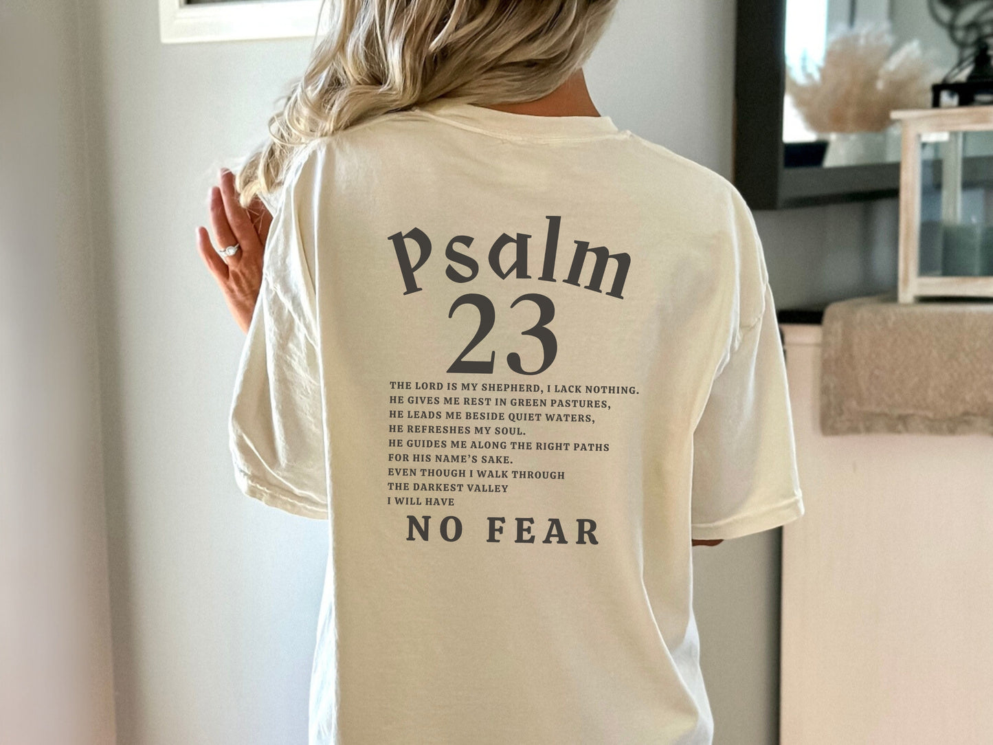 PSALM 23 - The Lord Is My Shepherd Shirt | Scripture T-Shirt - Bible Verse Shirt