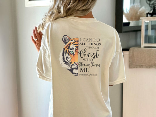 I Can Do All Things Through Christ - Philippians 4:13 | Christian T-Shirt