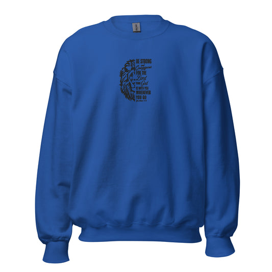 Joshua 1:9 Embroidered Sweatshirt