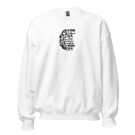 Joshua 1:9 Embroidered Sweatshirt