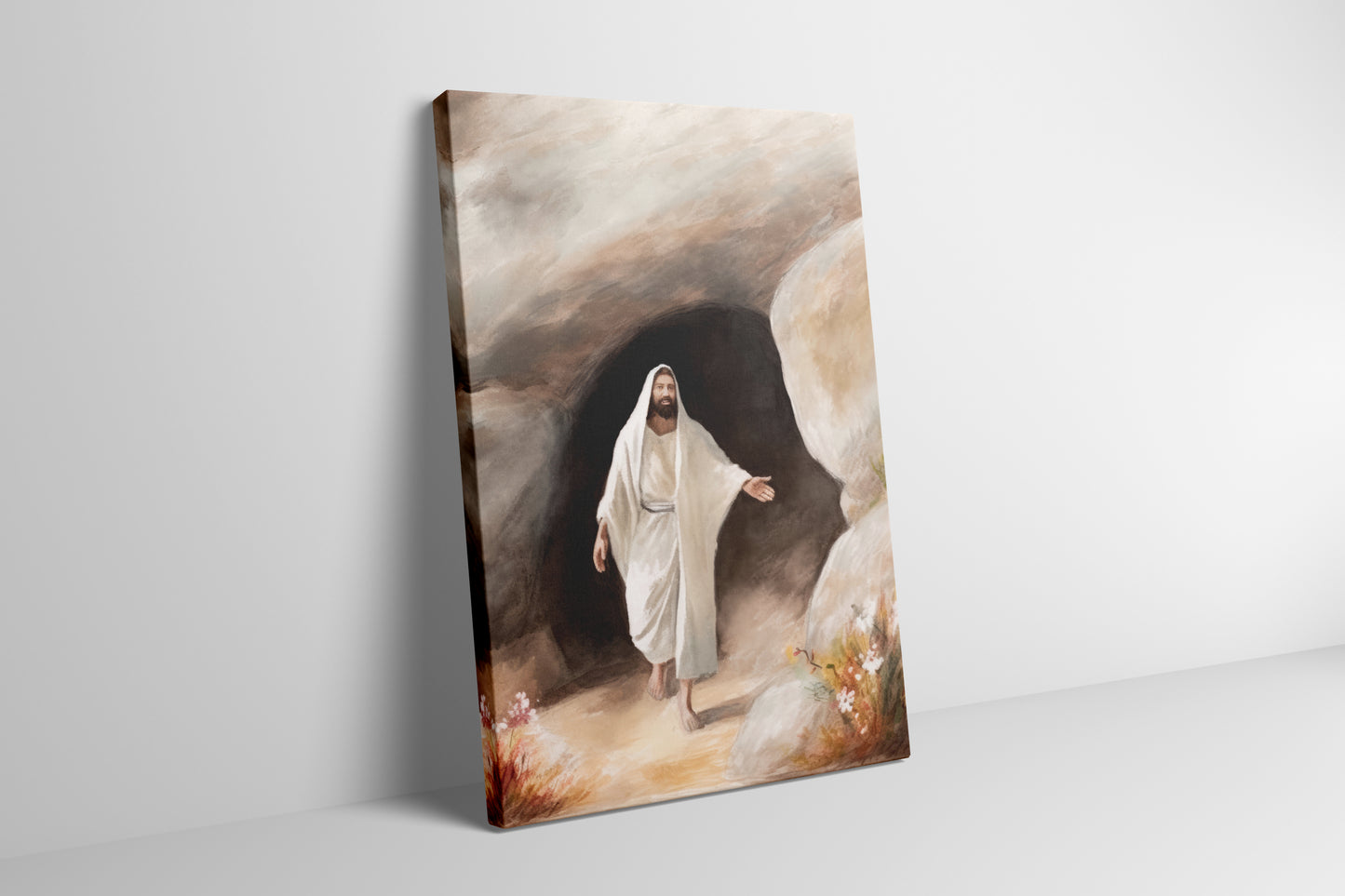 Canvas Gallery Wrap - Jesus Is Risen | Christian Home Decor - Canvas